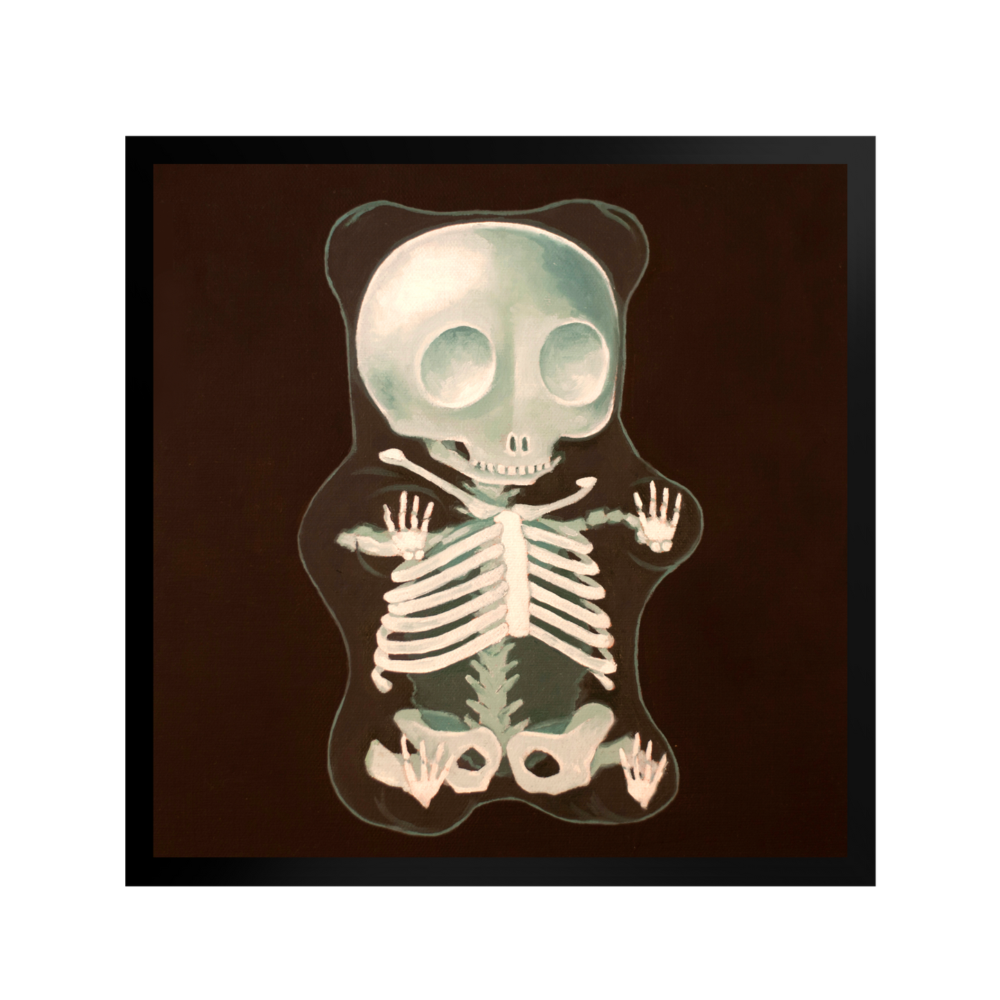 Gummy Bear X-Ray - Framed Art Print