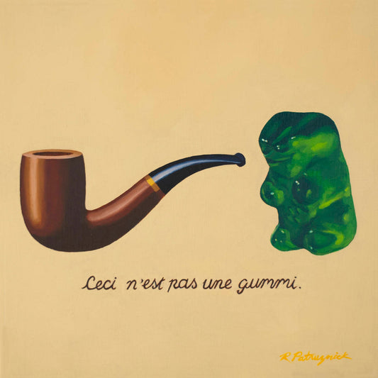 Gummy Bear Magritte - Art Print