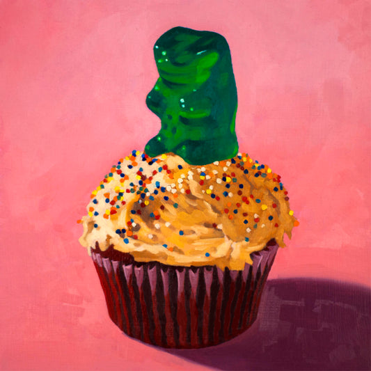 Gummy Bear Cupcake - Art Print