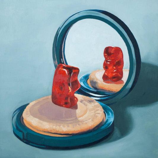 Gummy Bear Compact Mirror - Art Print