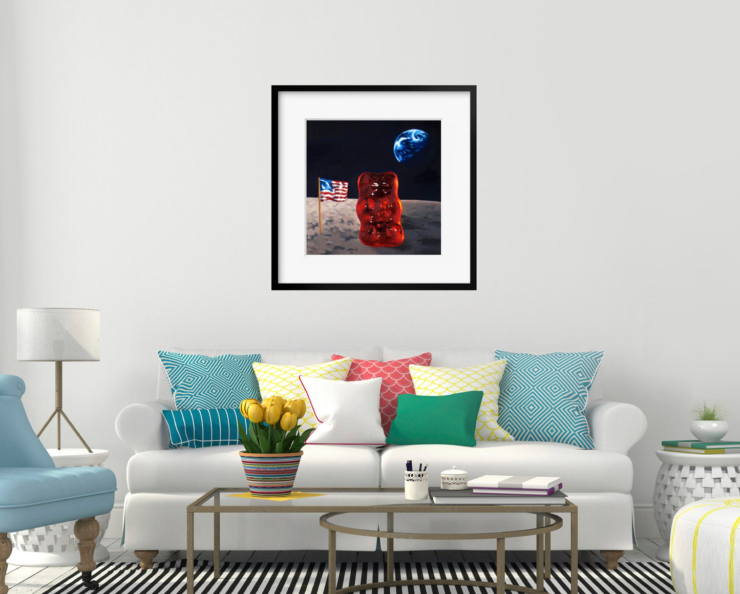 Gummy Bear Astronaut - Art Print