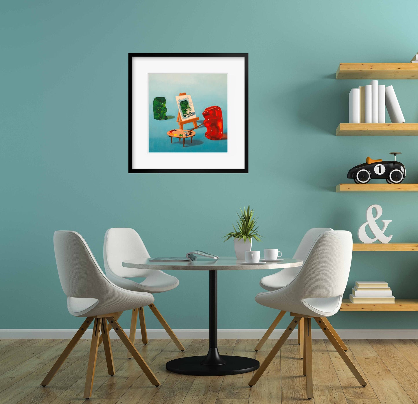 Gummy Bear Art Student - Art Print