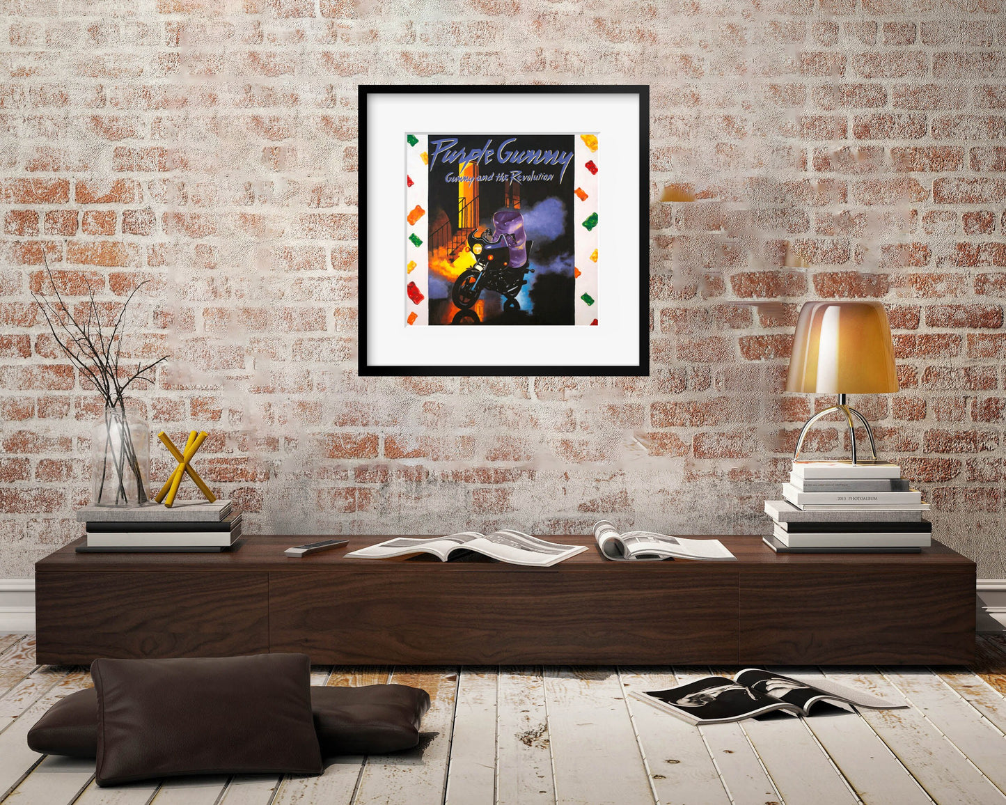 Gummy Bear Purple Rain - Art Print