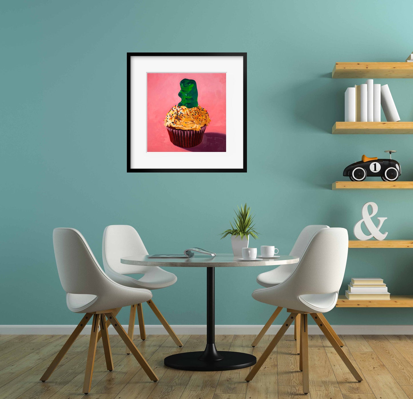 Gummy Bear Cupcake - Art Print