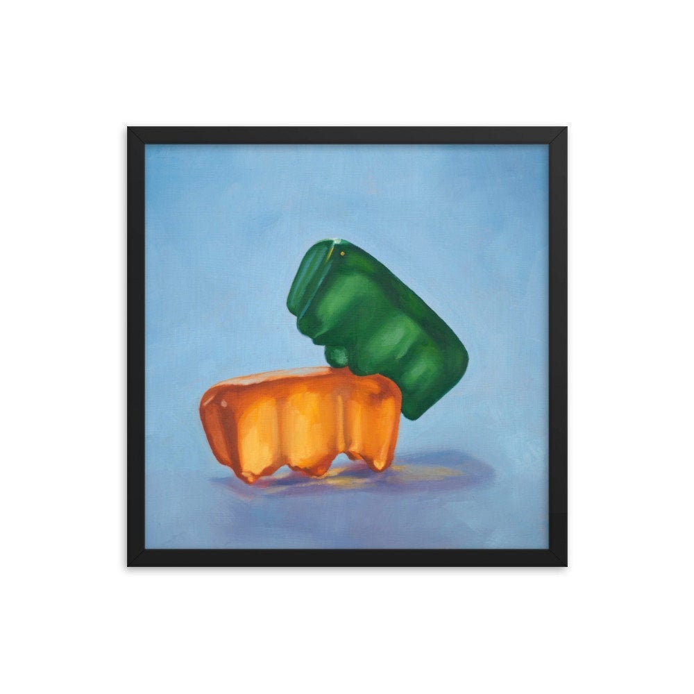 Gummy Bear Kinky - Framed Art Print