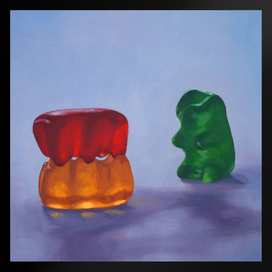 Gummy Bear Voyeur - Framed Art Print
