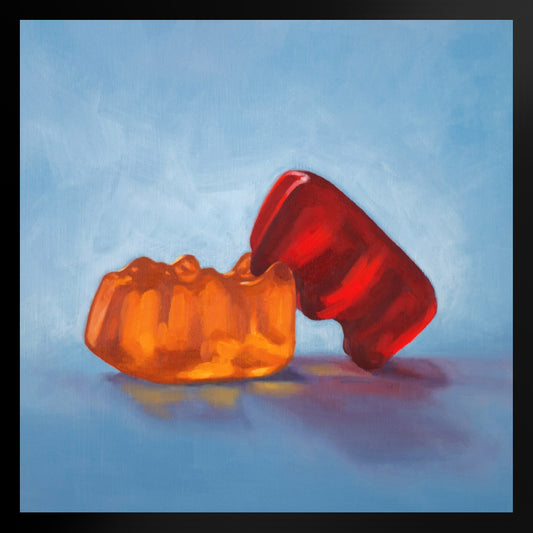 Gummy Bear Date Night - Framed Art Print