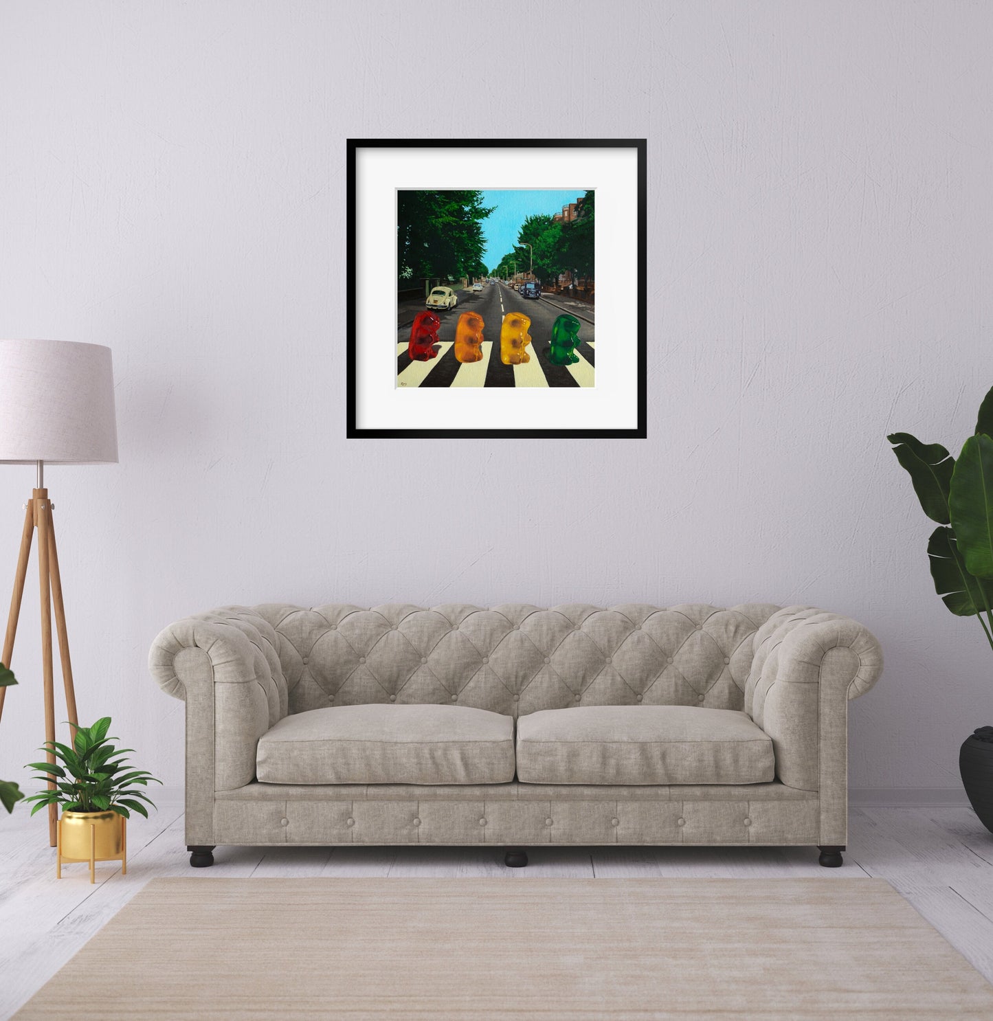 Abbey Road Gummy Bear - Art Print