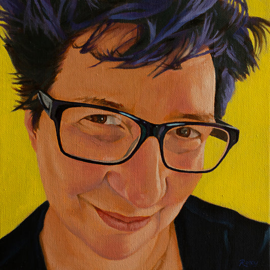 Portrait of Dana - ORIGINAL OIL PAINTING - commission