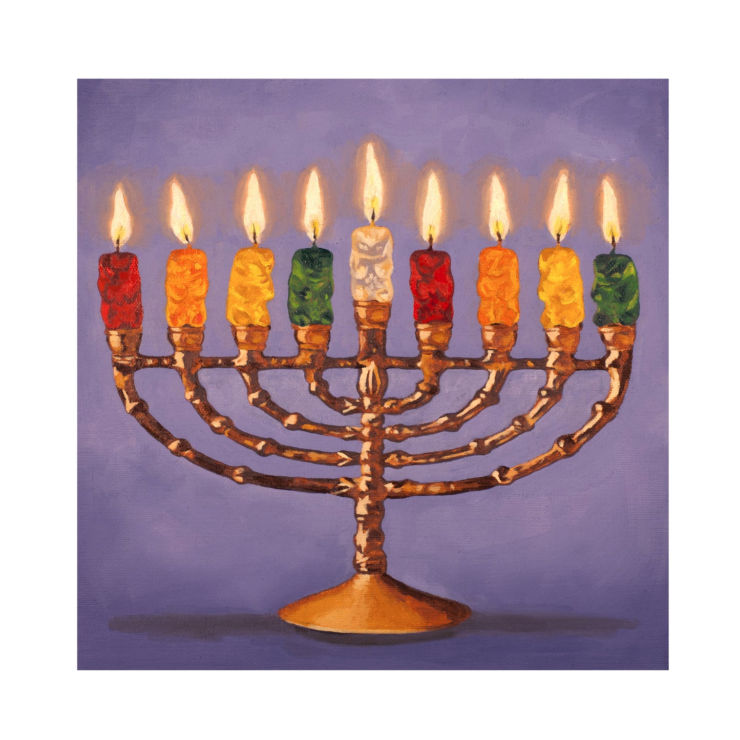 Gummy Bear Hanukkah - Art Print