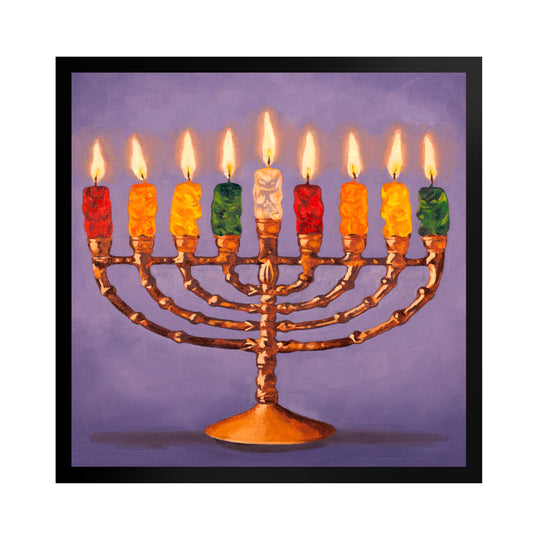 Gummy Bear Hanukkah - Framed Art Print