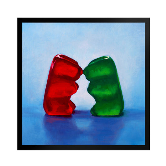 Gummy Bear Love - Framed Art Print