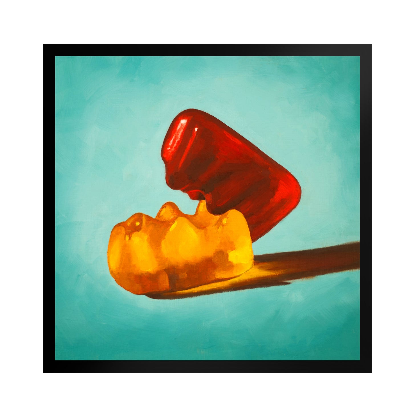 Gummy Bear Erotic - Framed Art Print