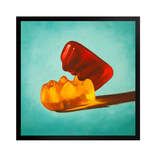 Gummy Bear Erotic - Framed Art Print