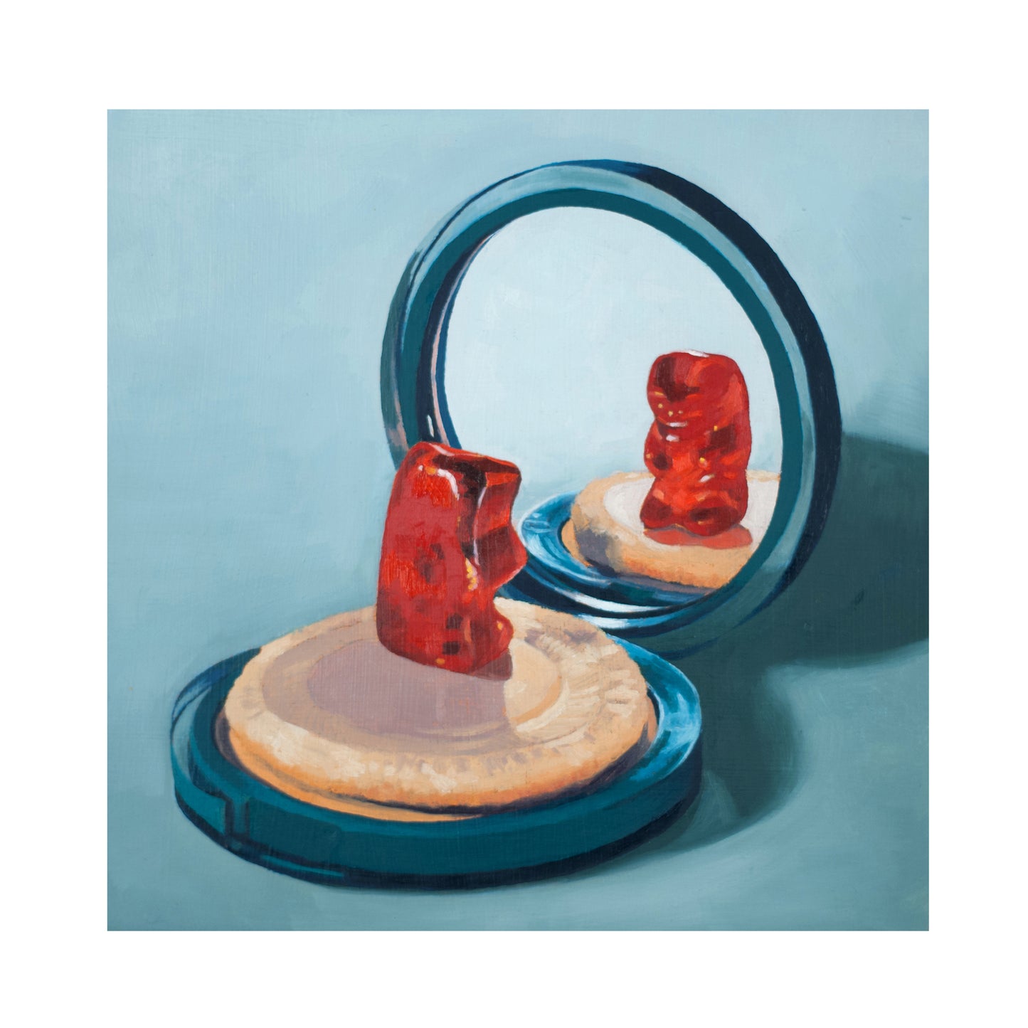Gummy Bear Compact Mirror - Art Print