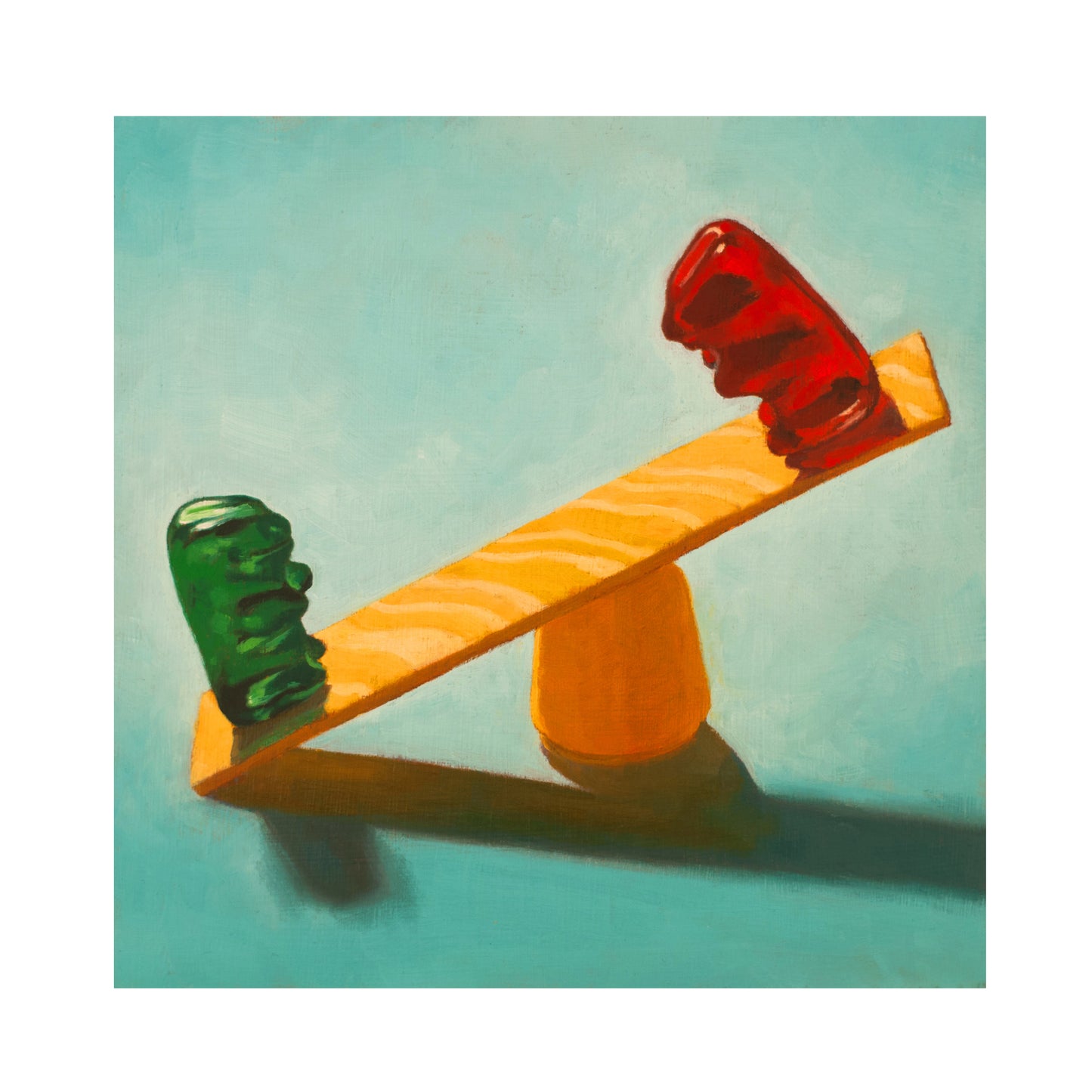 Gummy Bear Seesaw - Art print