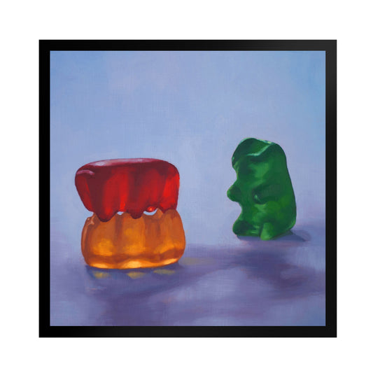 Gummy Bear Voyeur - Framed Art Print