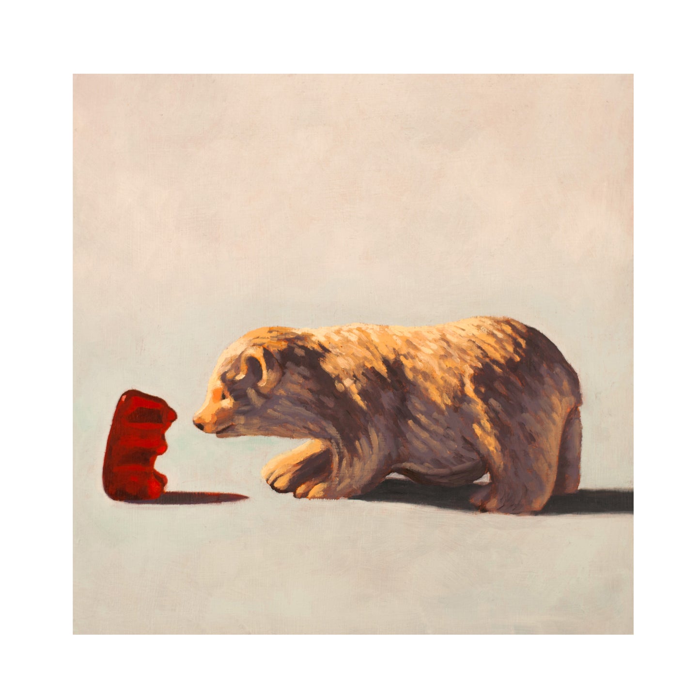 Gummy Bear and Bear - Art print