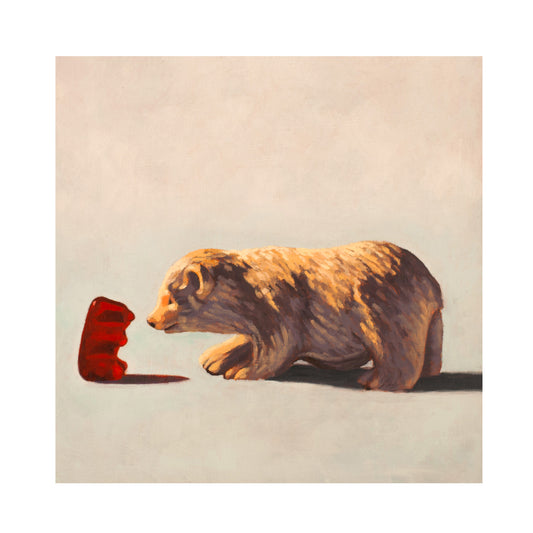 Gummy Bear and Bear - Art print