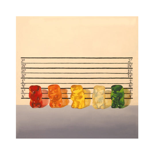 Gummy Bear Line Up - Art Print