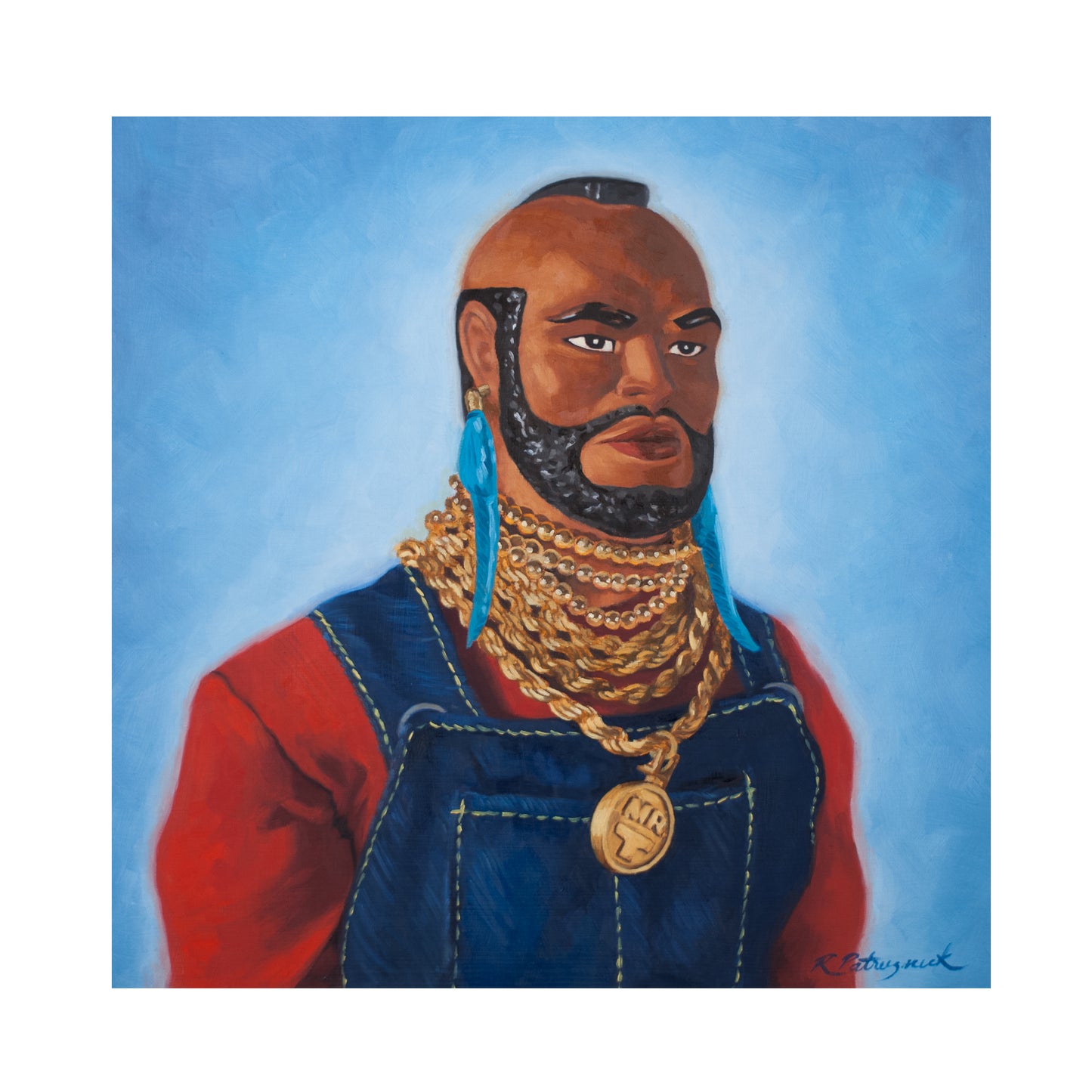Mr T Action Figure Doll - Art Print