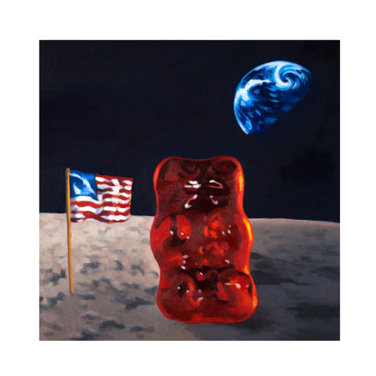 Gummy Bear Astronaut - Art Print