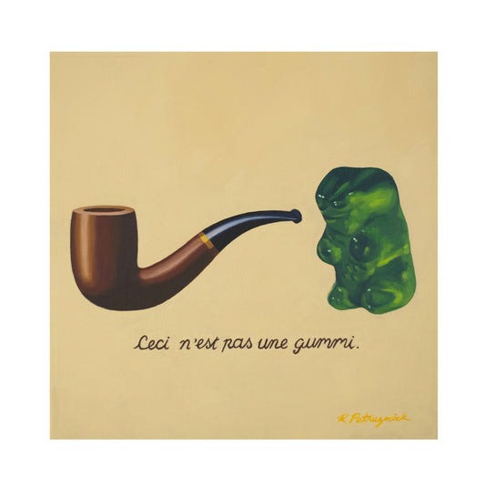 Gummy Bear Magritte - Art Print
