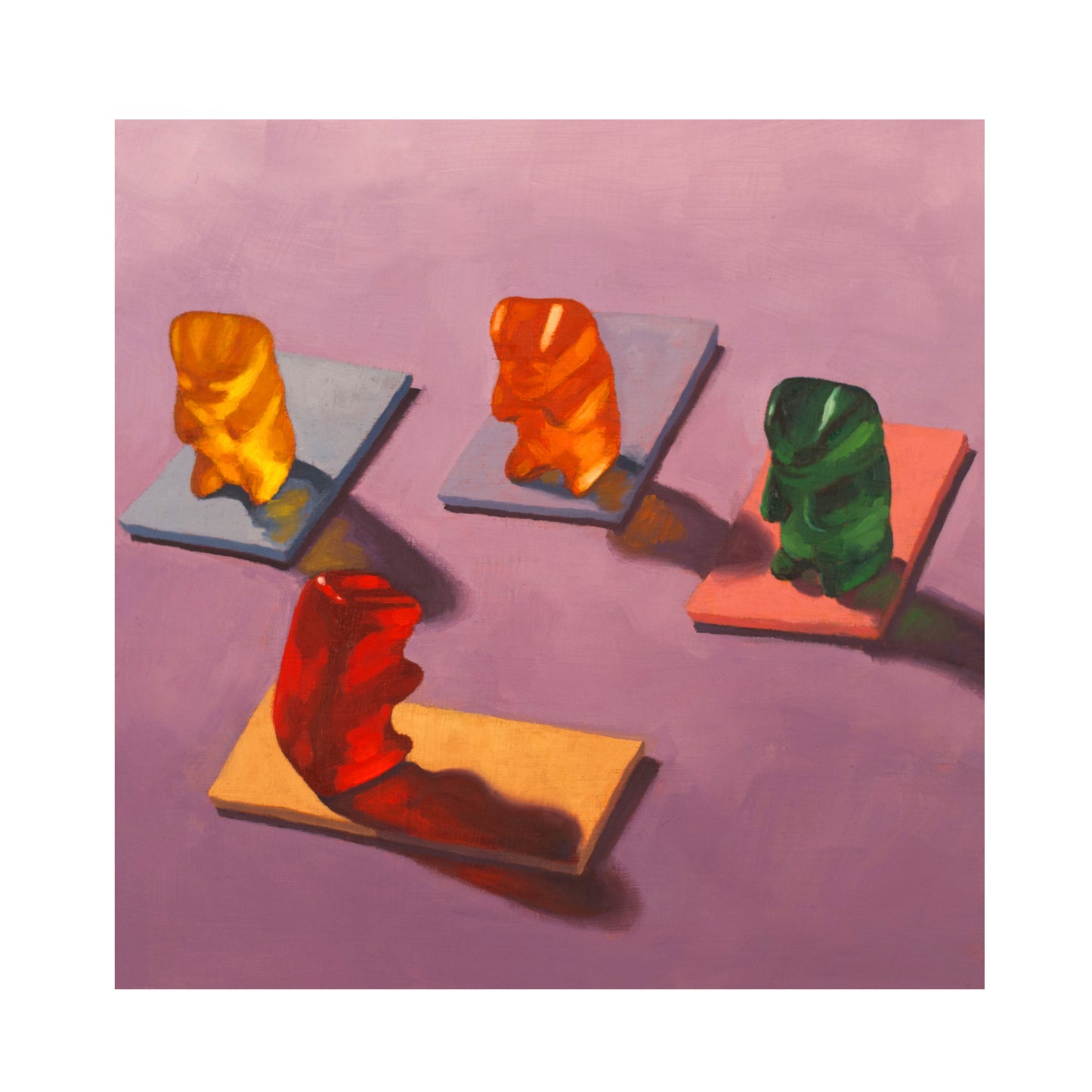 Gummy Bear Yoga - Art print