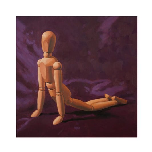 Yoga Mindfulness Mannequin - Art Print
