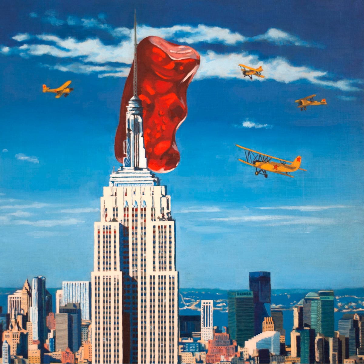 Gummy Bear King Kong - Art Print