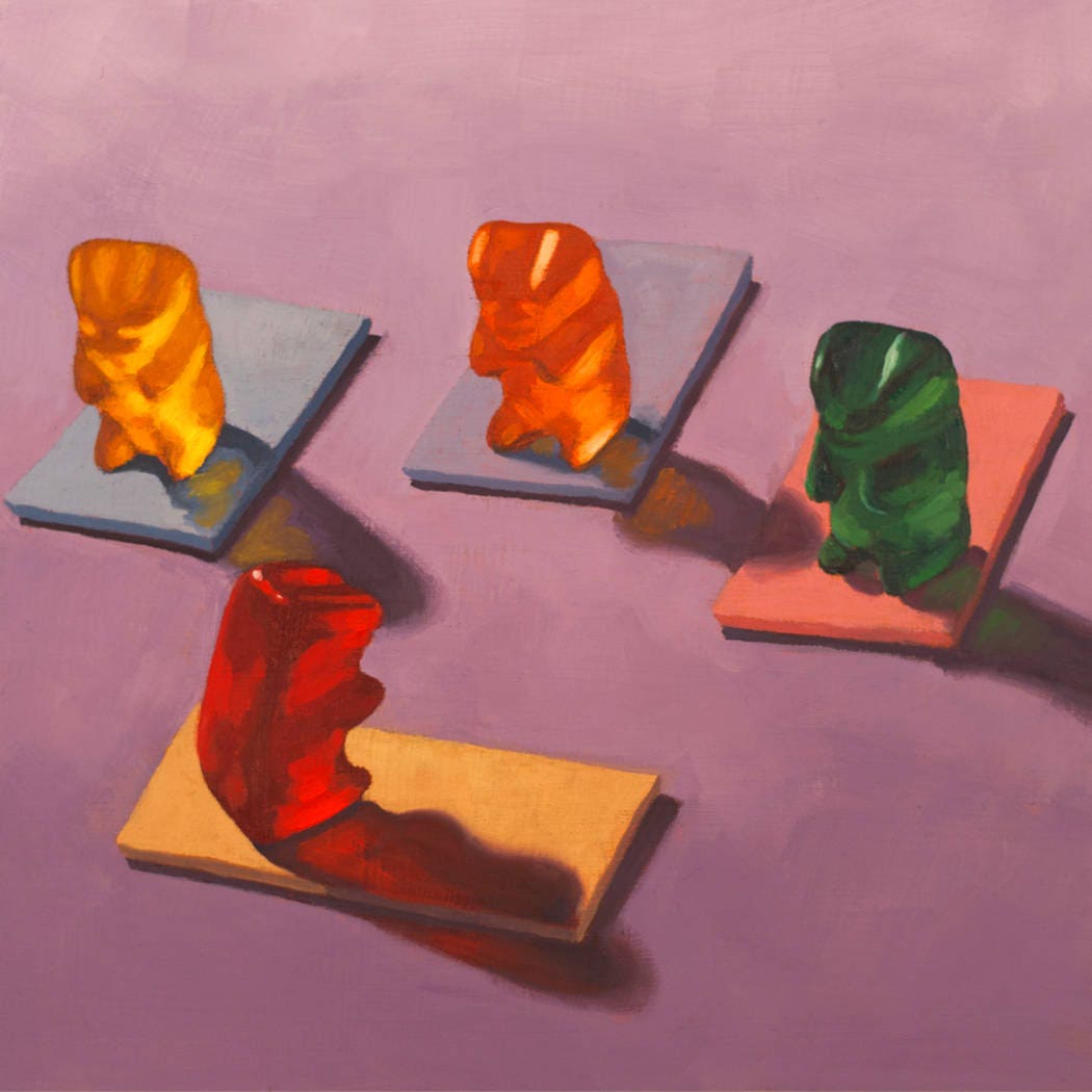 Gummy Bear Yoga - Art print
