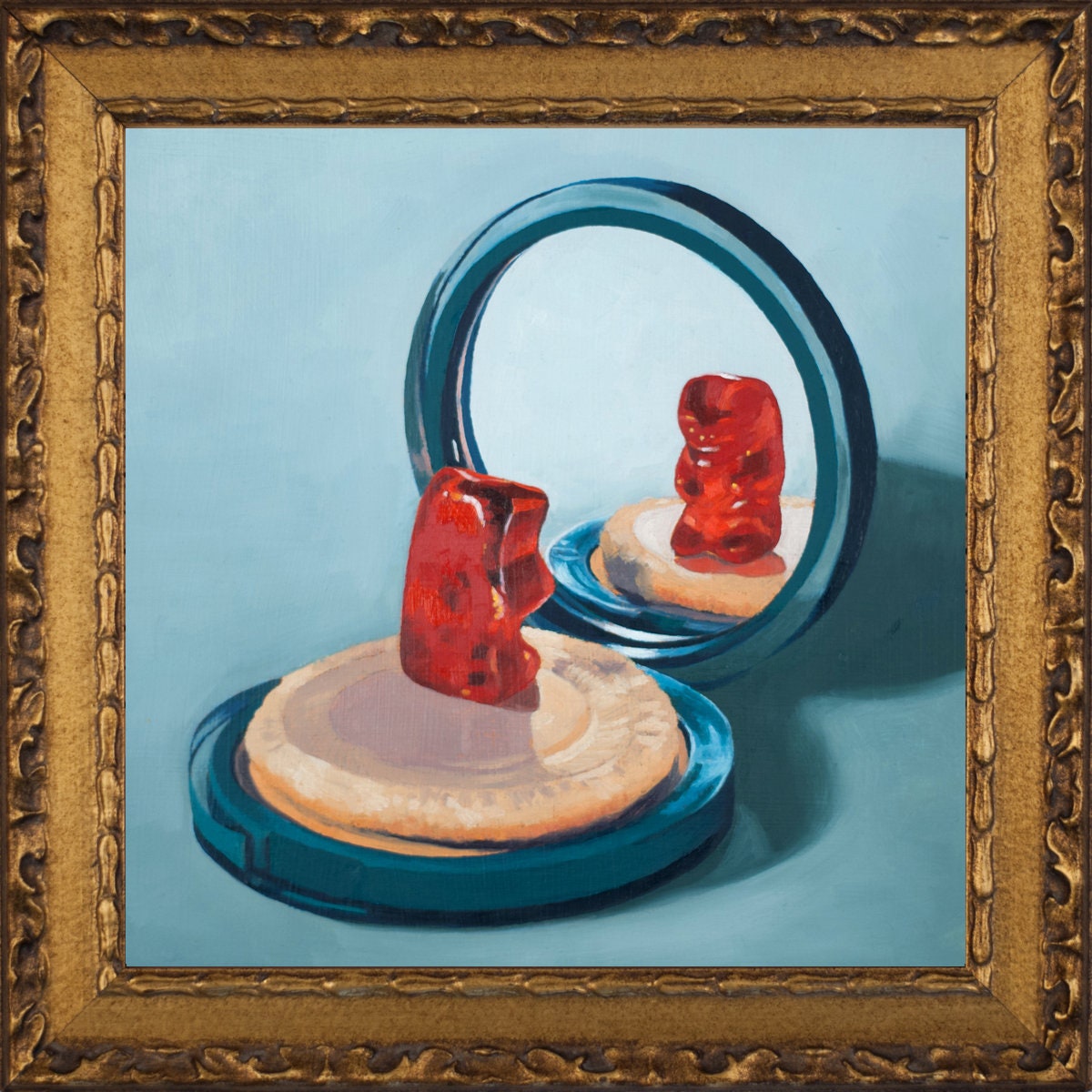 Gummy Bear Compact Mirror - Art Print