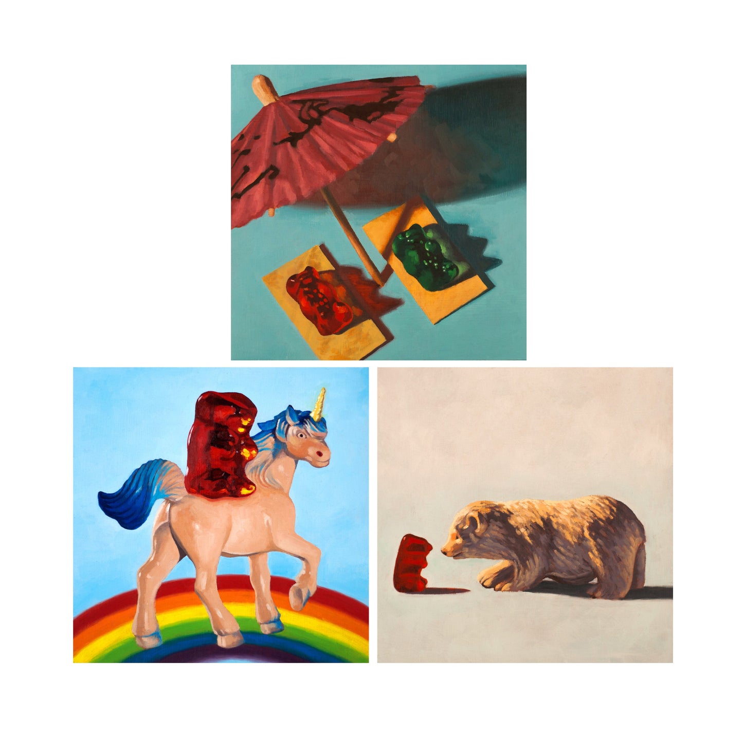 Gummy Bear Art - Set of 3 Prints