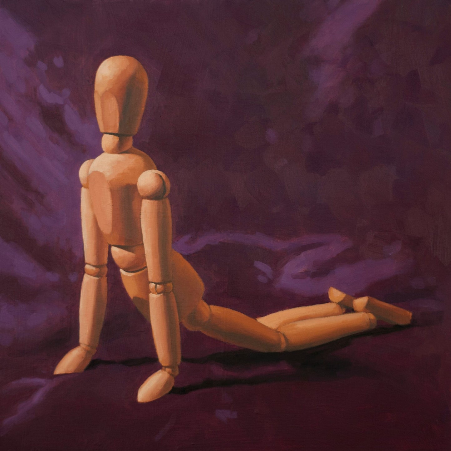 Yoga Mindfulness Mannequin - Art Print