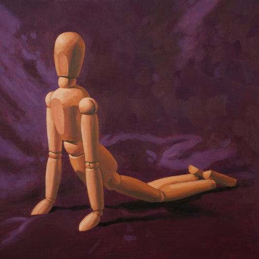 Yoga Mindfulness Mannequin - Art Print