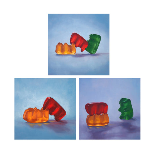 Sexy Gummy Bear Art - Set of 3 Prints