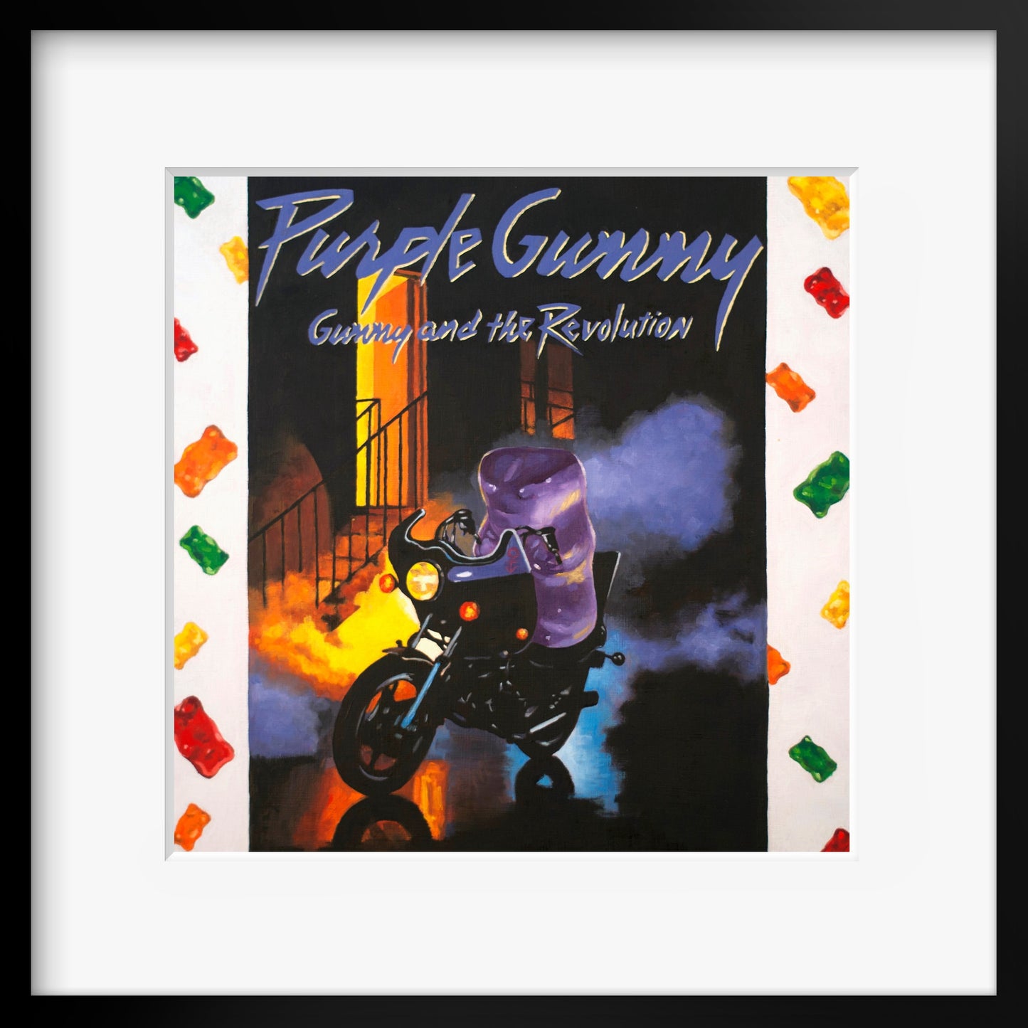 Gummy Bear Purple Rain - Art Print