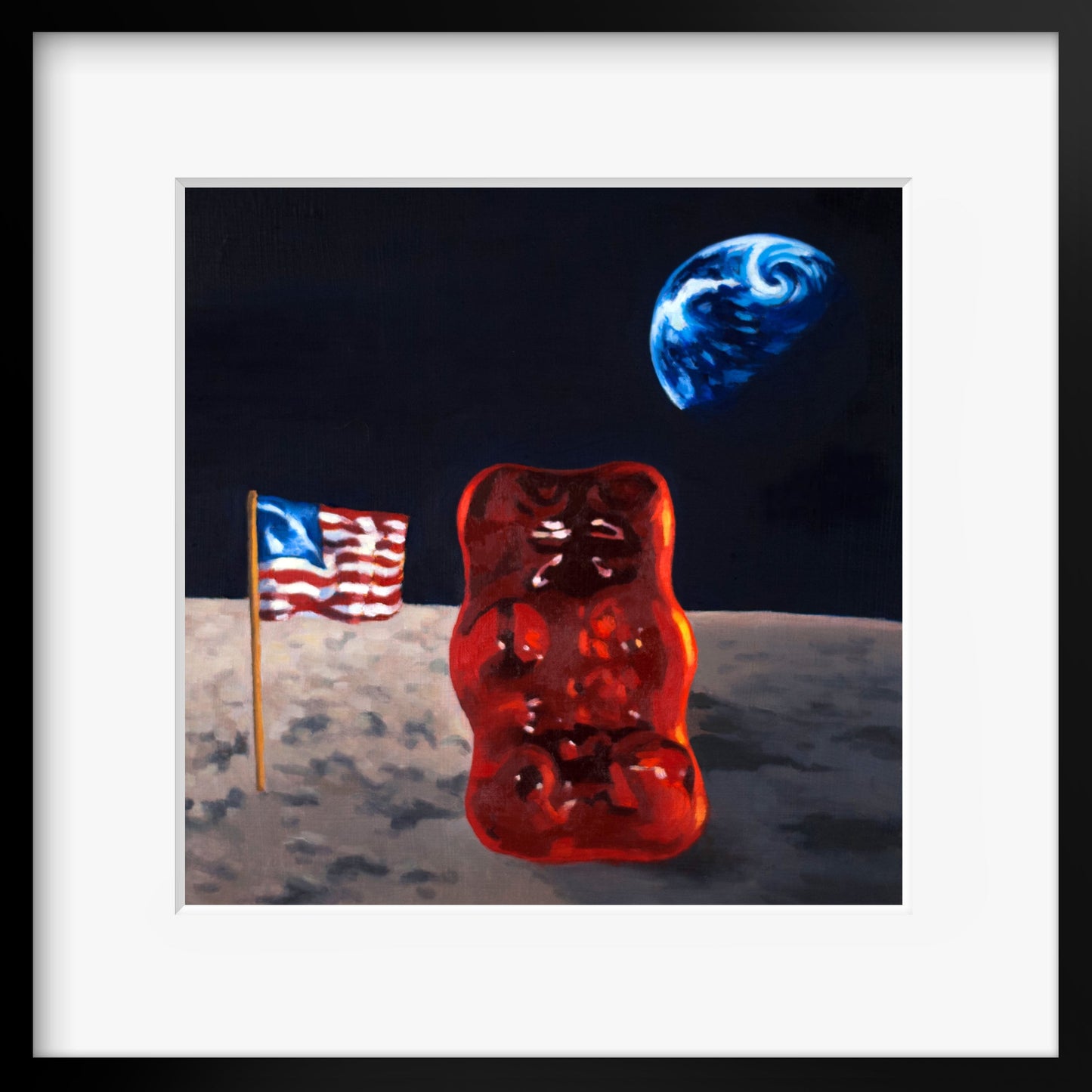 Gummy Bear Astronaut - Art Print