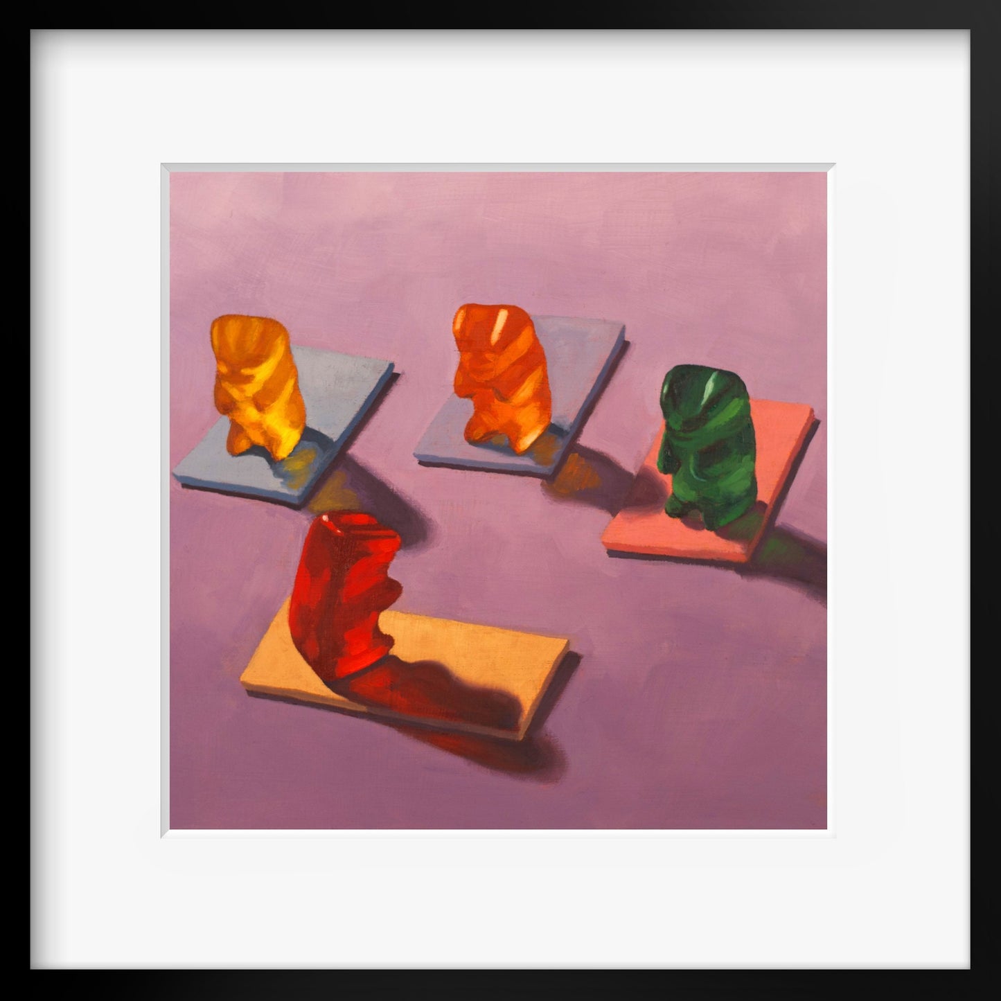 Gummy Bear Yoga - Art print