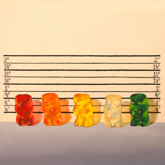 Gummy Bear Line Up - Art Print