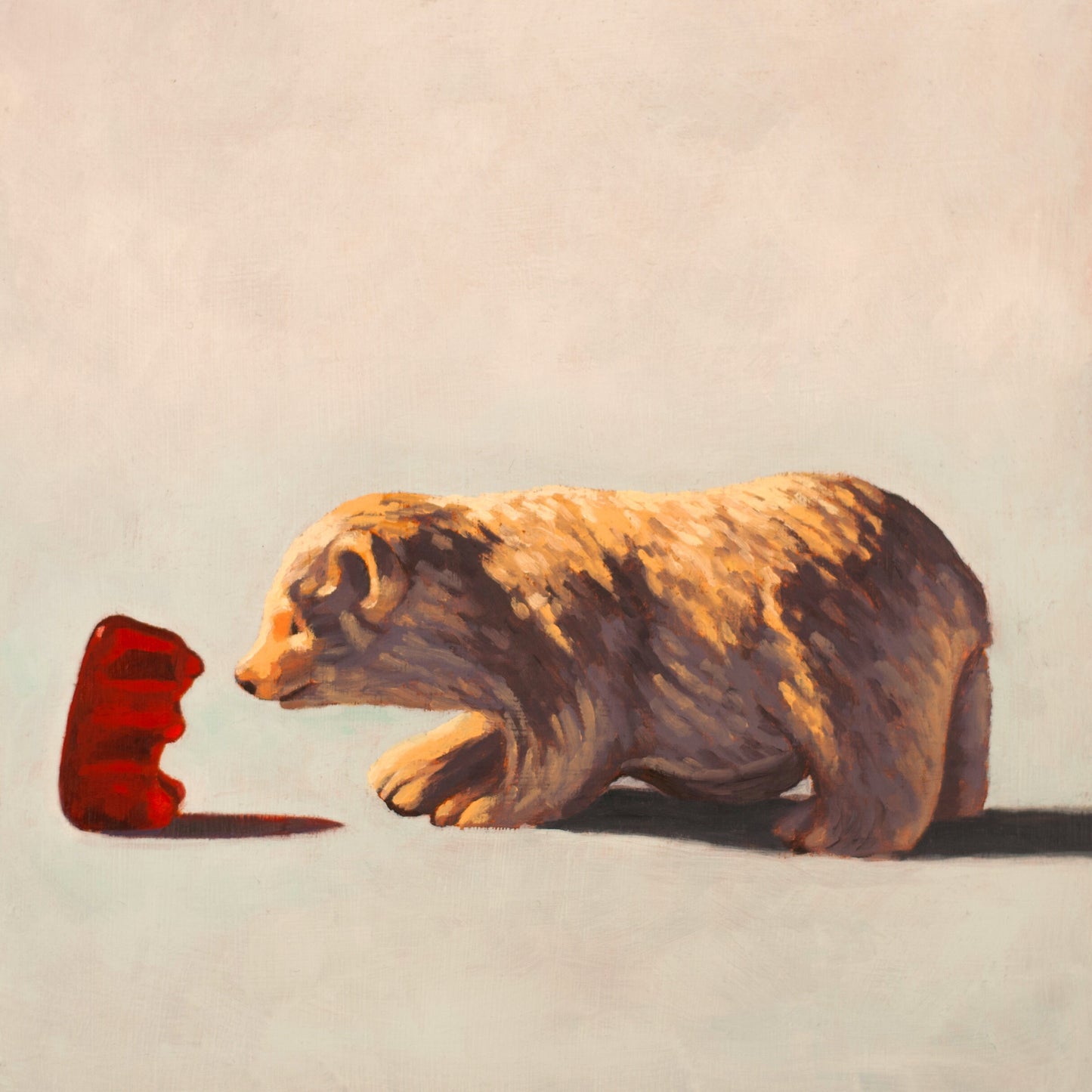 Gummy Bear and Bear - Art print