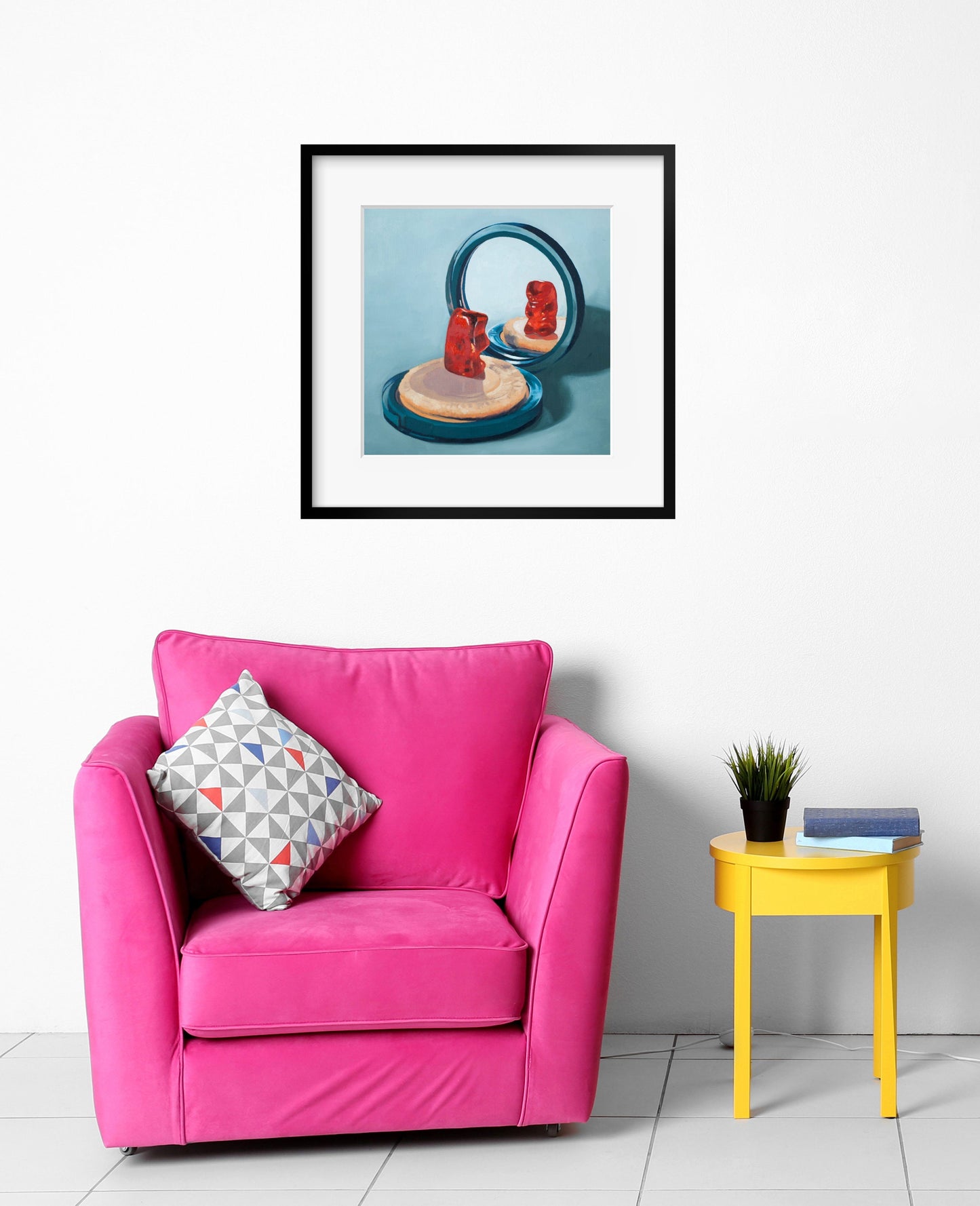 Gummy Bear Compact Mirror - Art Print