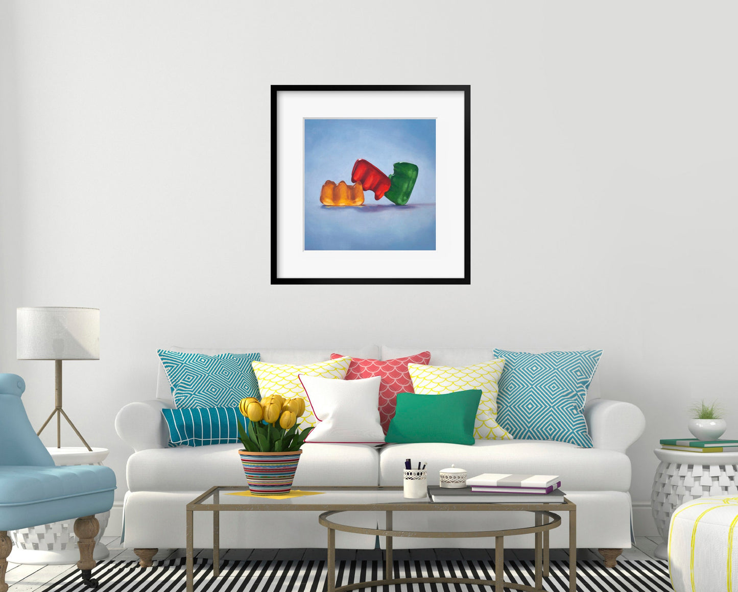 Gummy Bear Threesome - Art Print