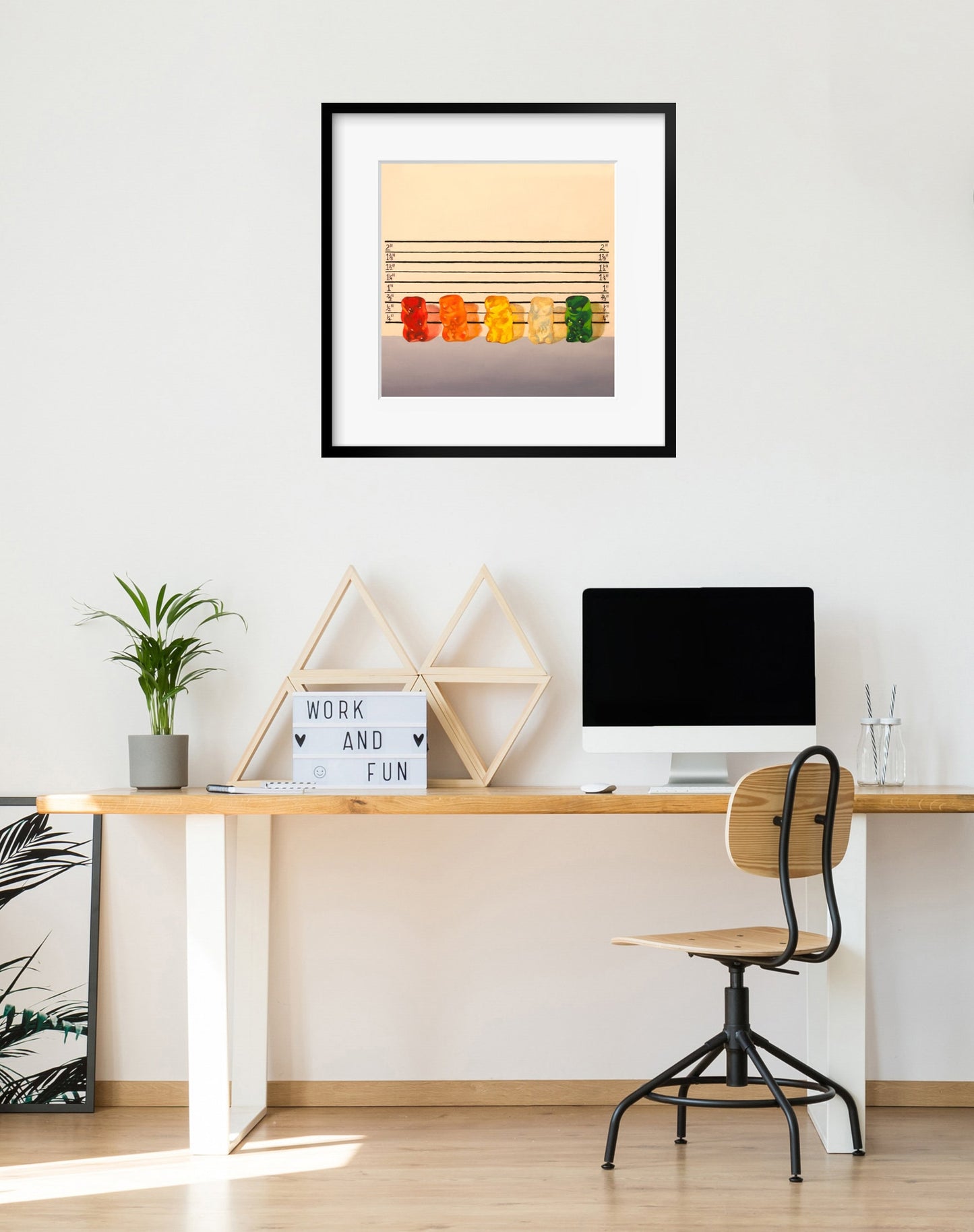 Gummy Bear Line Up - Art Print