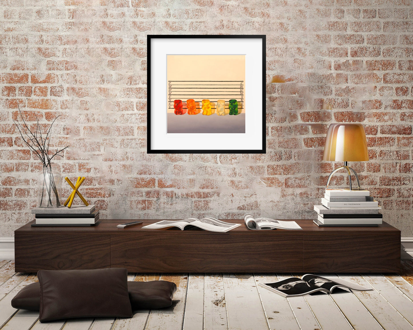 Gummy Bear Line Up - Art Print