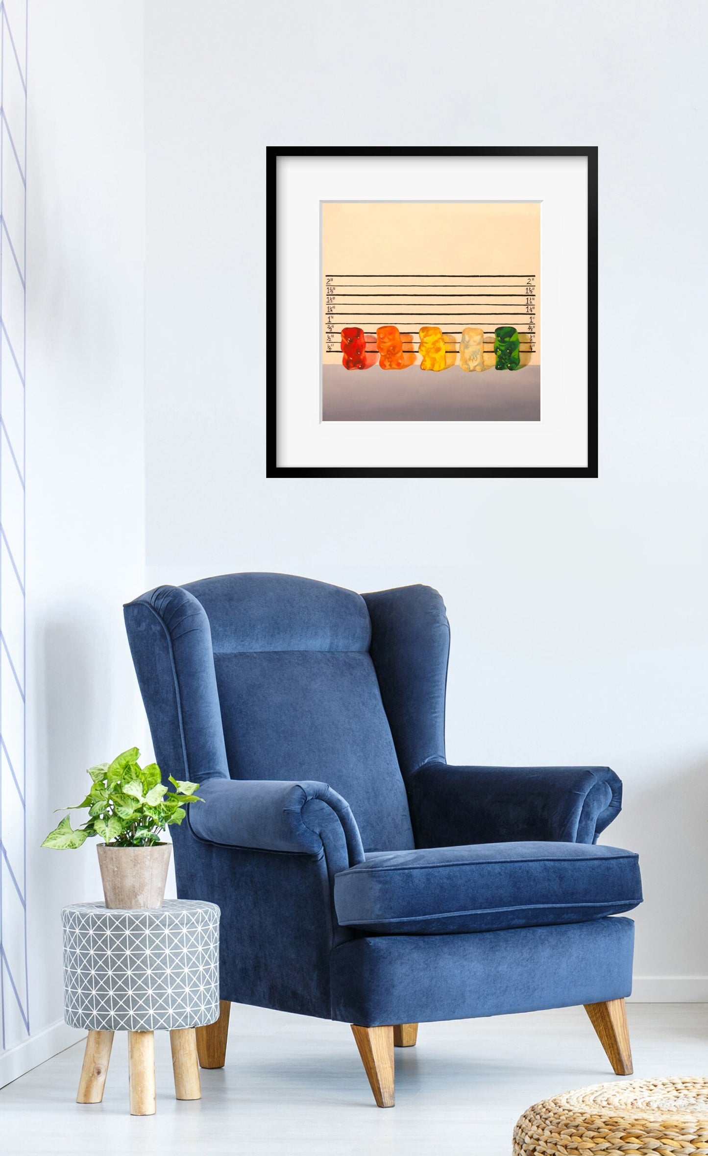 Gummy Bear Line Up - Art Print