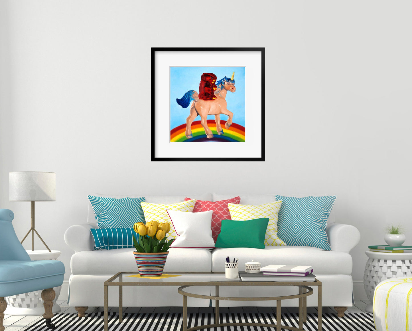 Gummy Bear Unicorn - Art Print