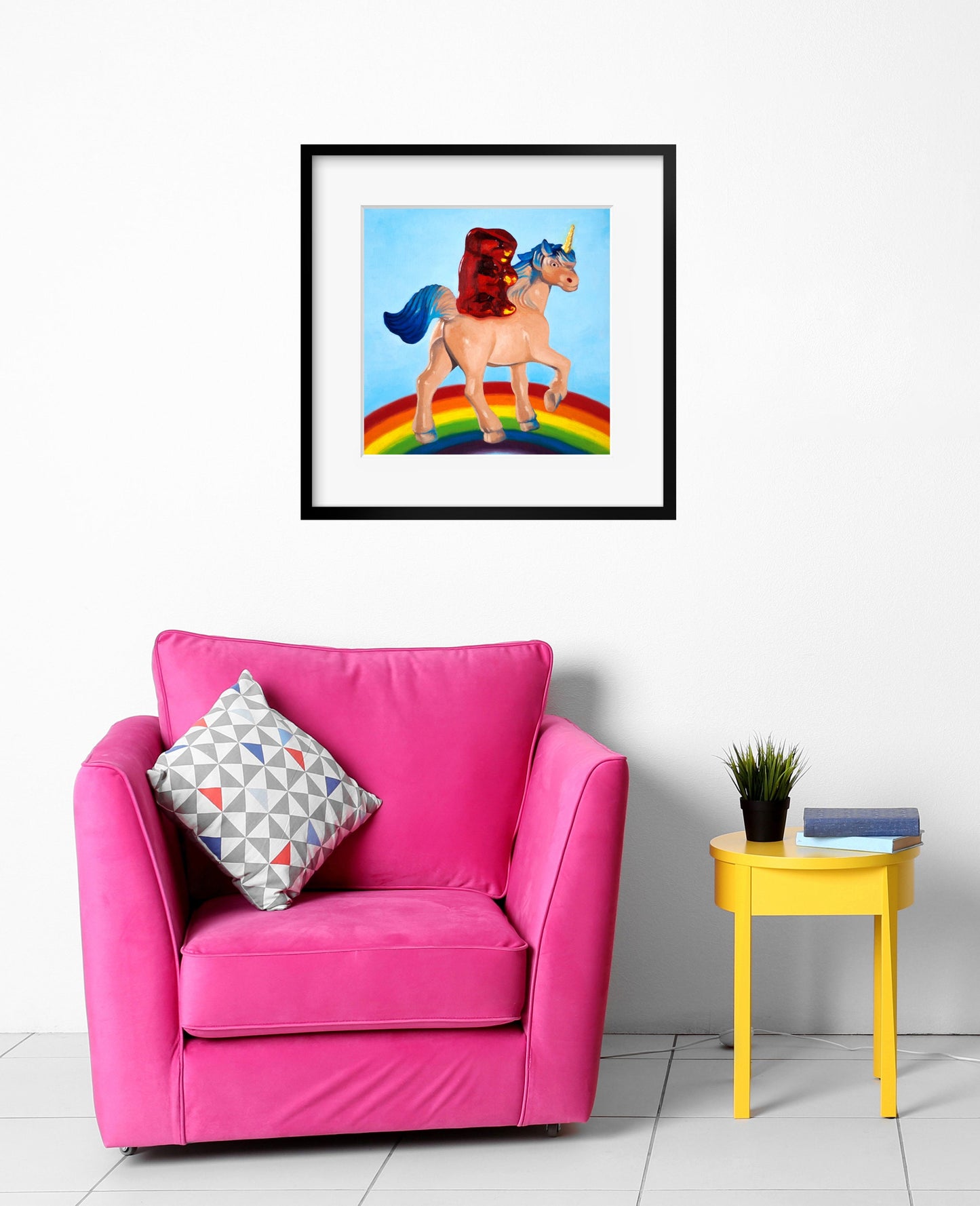 Gummy Bear Unicorn - Art Print