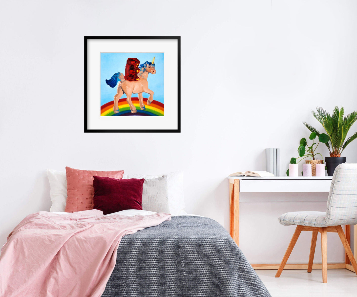 Gummy Bear Unicorn - Art Print