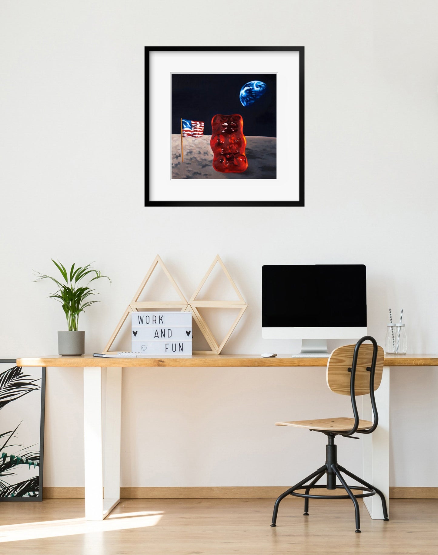 Gummy Bear Astronaut - Art Print